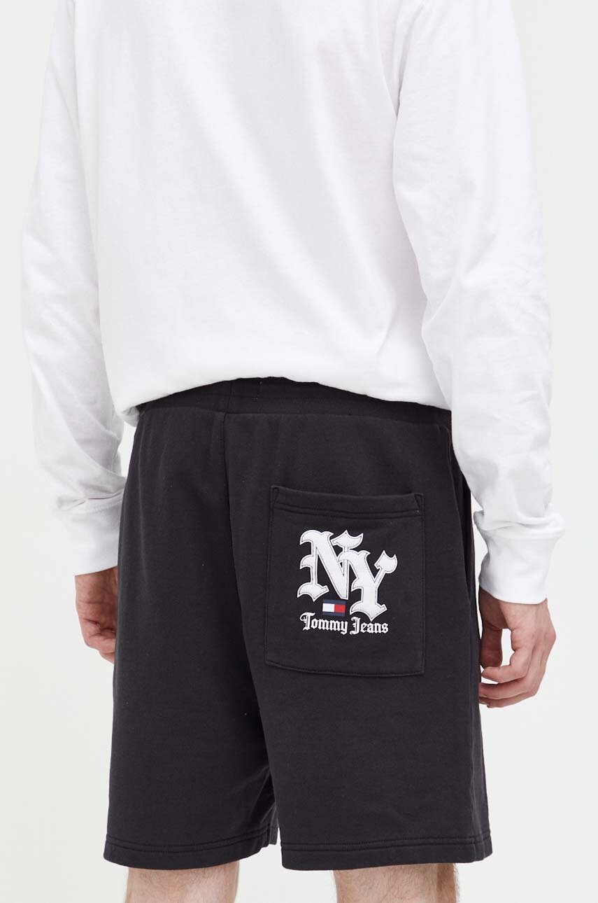 Tommy Jeans pamut rövidnadrág fekete termék 2. képe