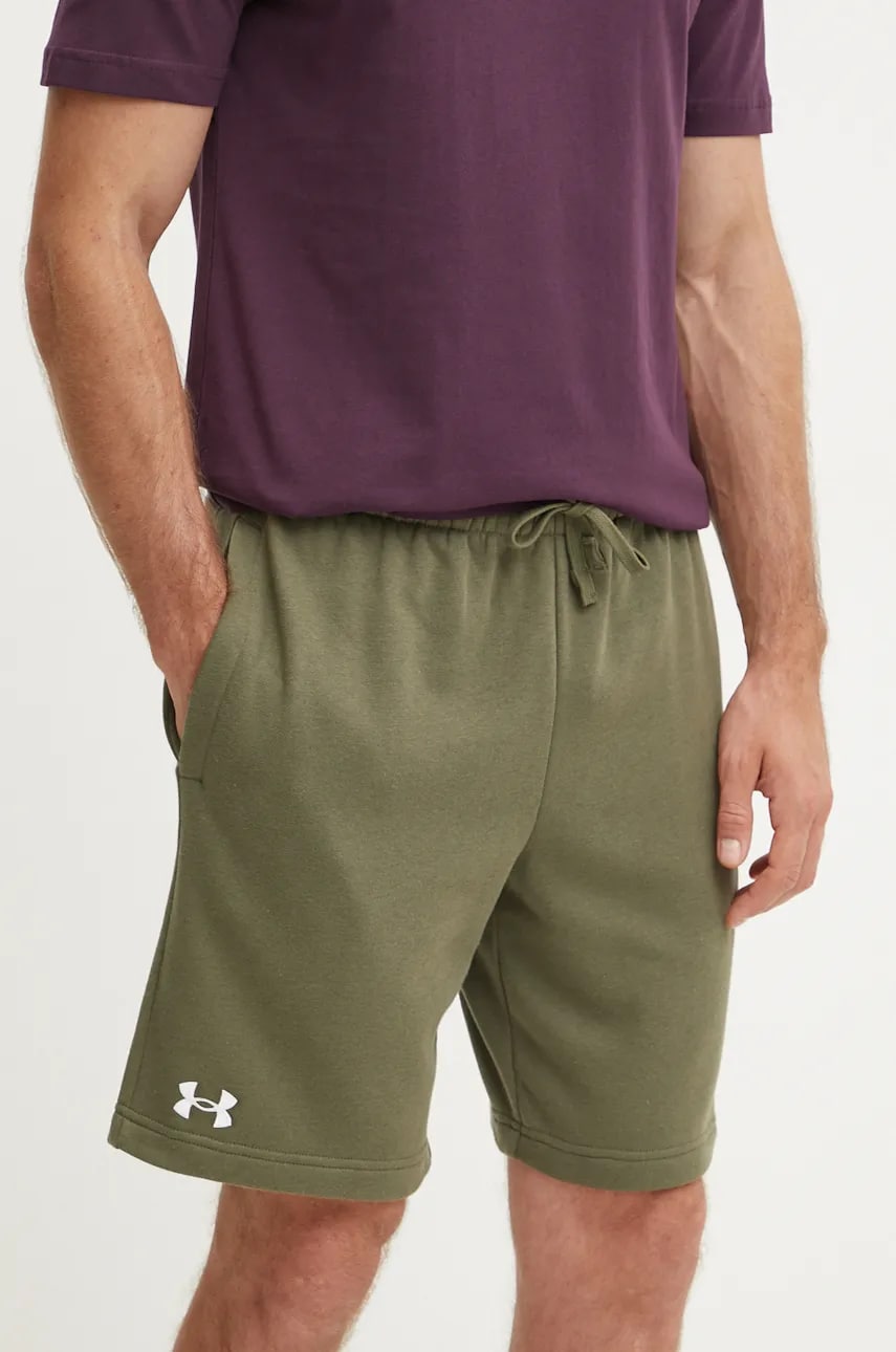 Under Armour pantaloni scurti barbati, culoarea verde Under Armour pantaloni scurti barbati, culoarea verde