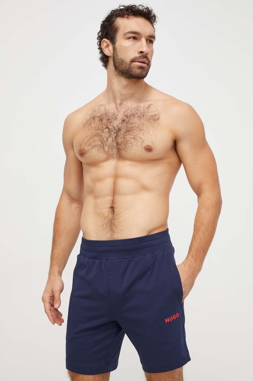 HUGO pantaloni scurți bărbați, culoarea bleumarin 50505144