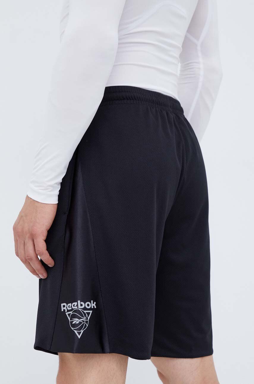 Tréninkové šortky Reebok Classic černá barva - černá - 100 % Recyklovaný polyester