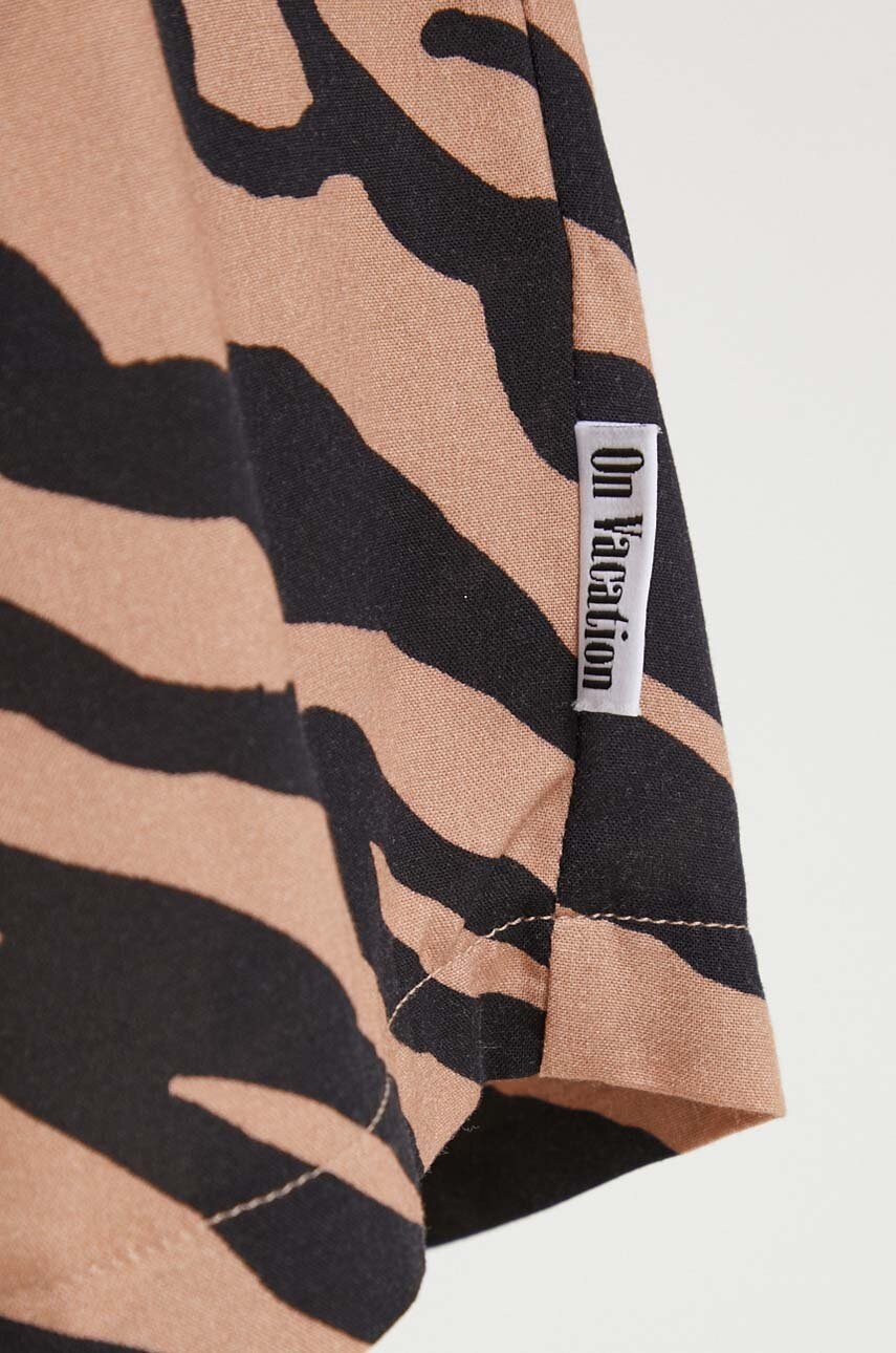 Σορτς On Vacation χρώμα: καφέ φωτογραφία