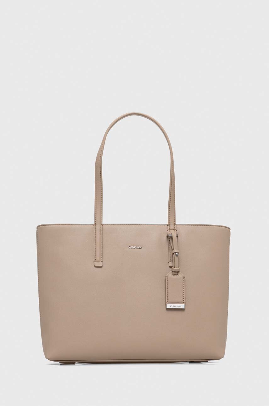

Чанта Calvin Klein в бежово K60K610736, Бежов