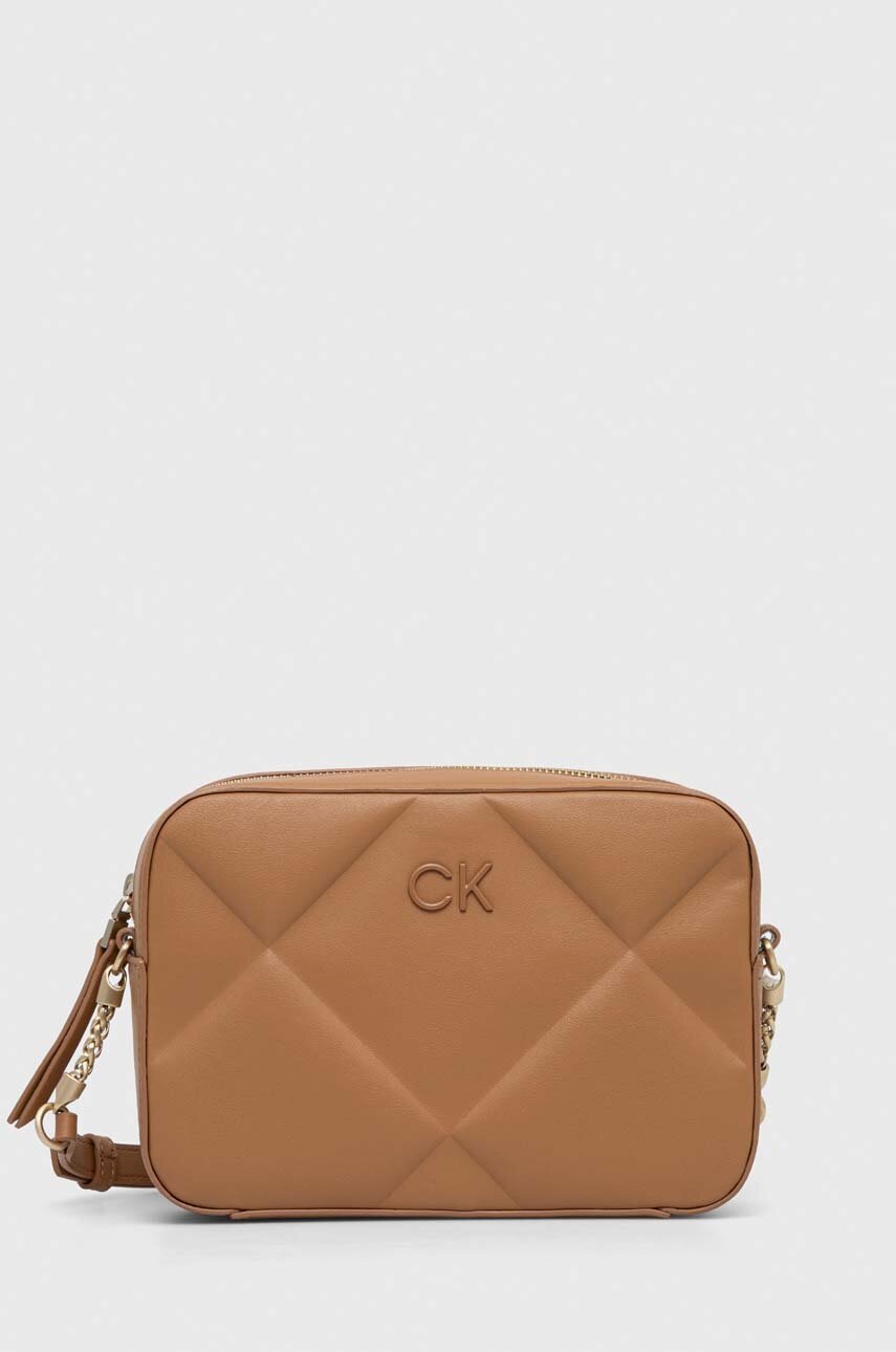 

Чанта Calvin Klein в бежово, Бежов