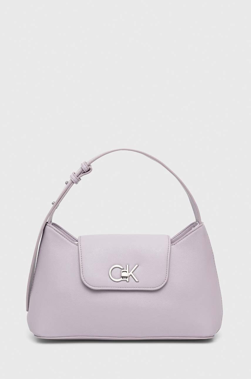 

Чанта Calvin Klein в лилаво, Виолетов