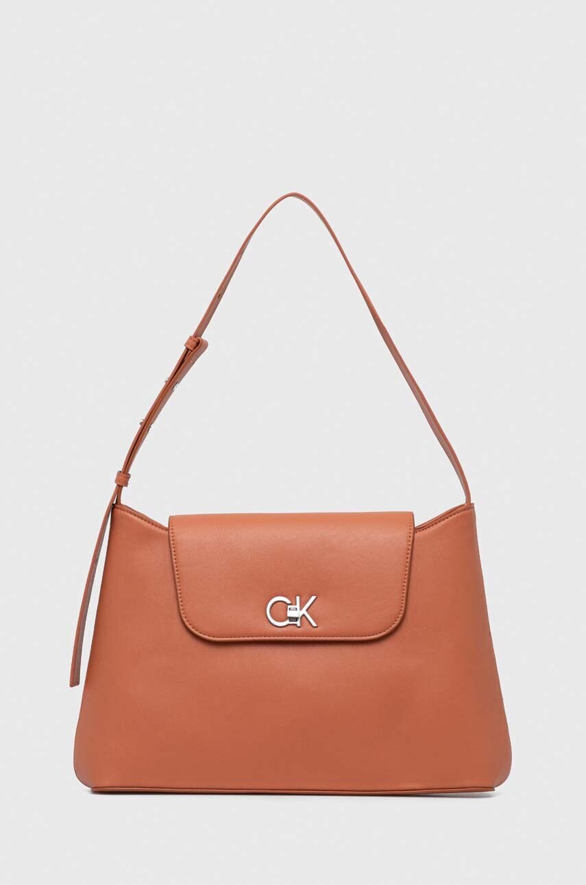 

Чанта Calvin Klein в оранжево, Оранжев