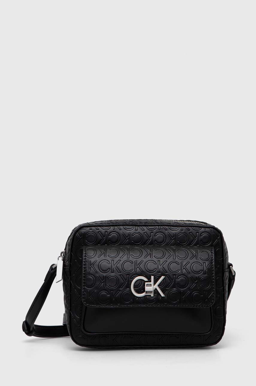 

Чанта Calvin Klein в черно, Черен