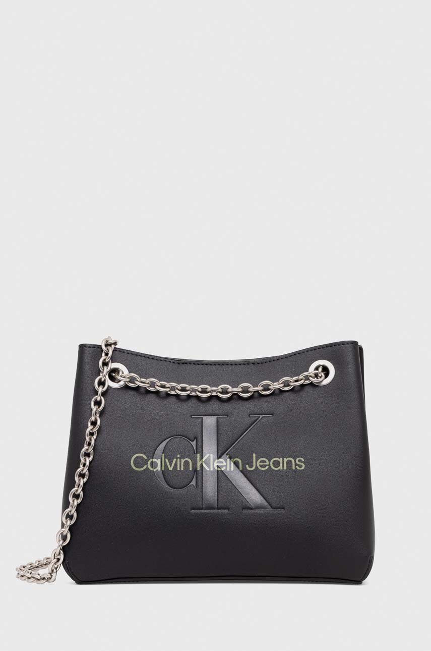 

Чанта Calvin Klein Jeans в черно K60K607831, Черен
