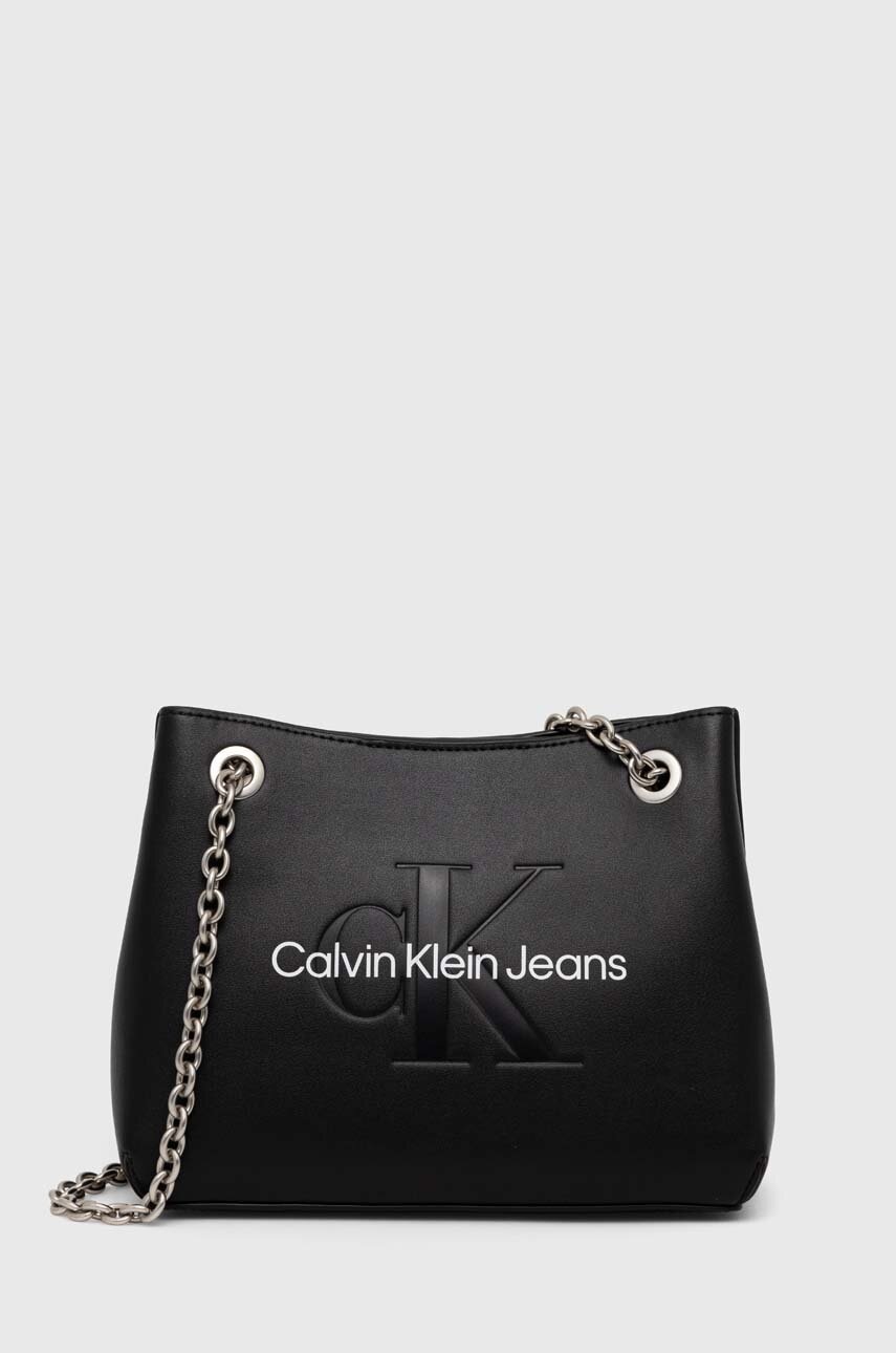 

Чанта Calvin Klein Jeans в черно K60K607831, Черен