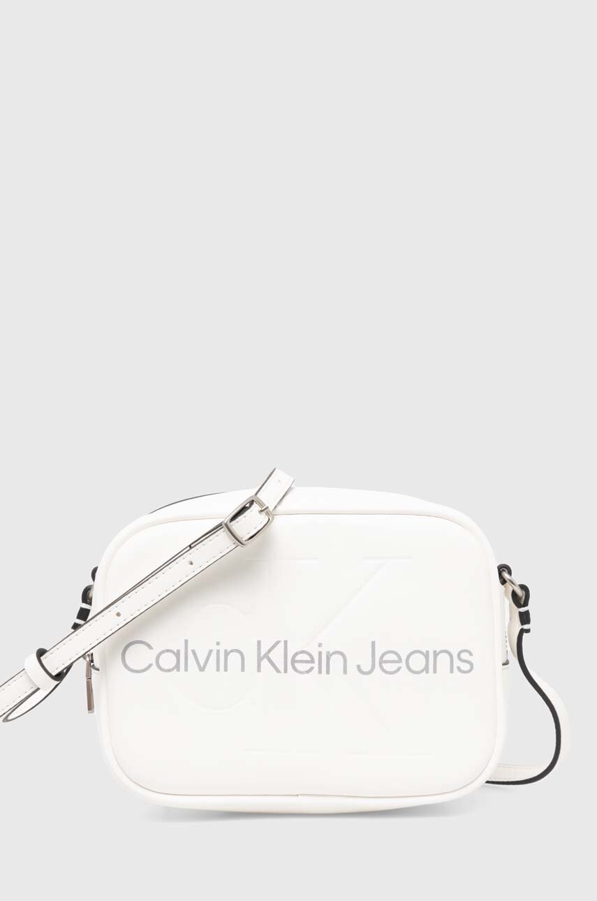 

Чанта Calvin Klein Jeans в бяло K60K610275, Бял