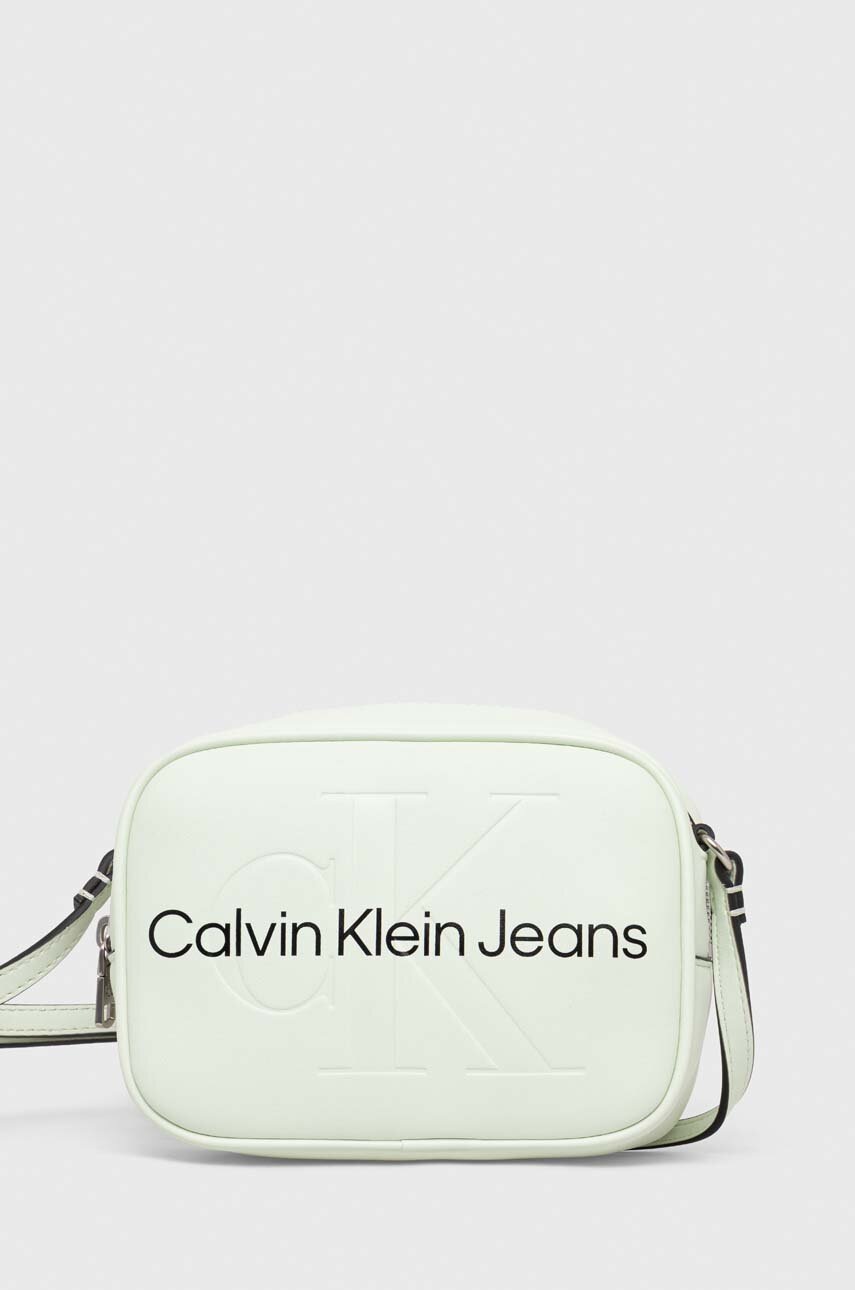 

Чанта Calvin Klein Jeans в зелено, Зелен