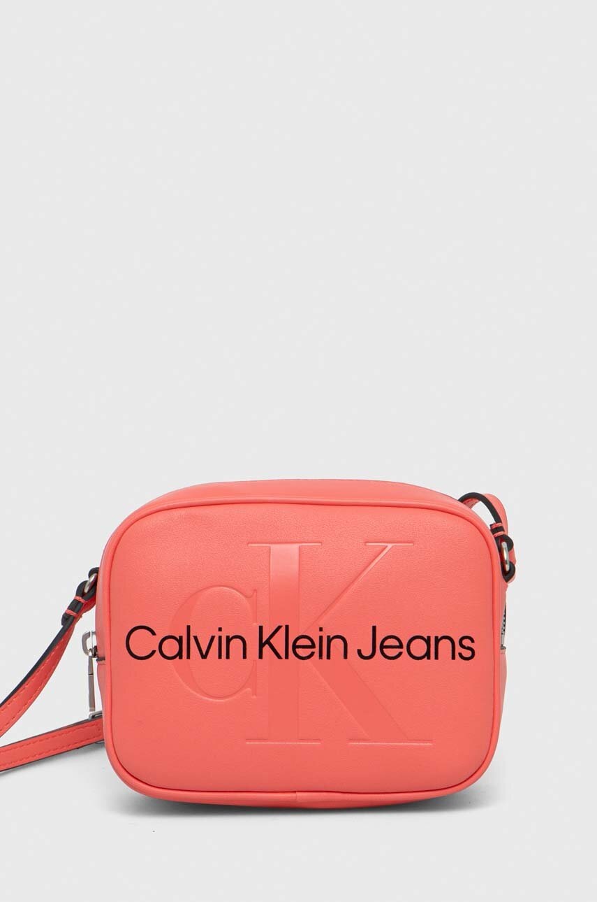 

Чанта Calvin Klein Jeans в розово, Розов