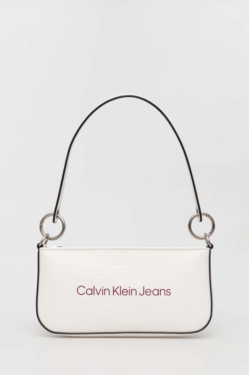 

Чанта Calvin Klein Jeans в бяло, Бял