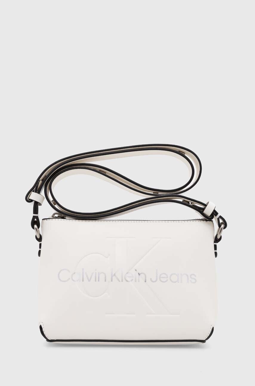 

Чанта Calvin Klein Jeans в бяло K60K610681, Бял
