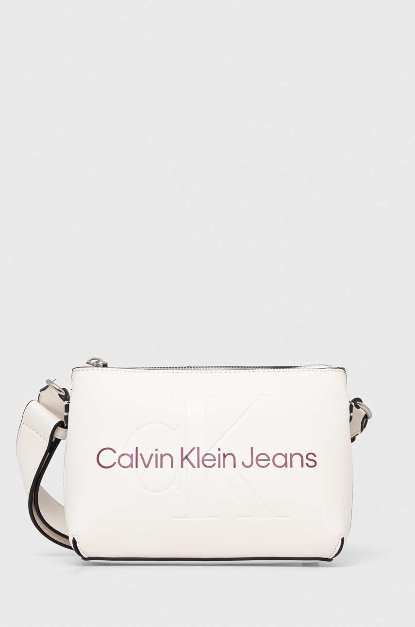 

Чанта Calvin Klein Jeans в бяло, Бял
