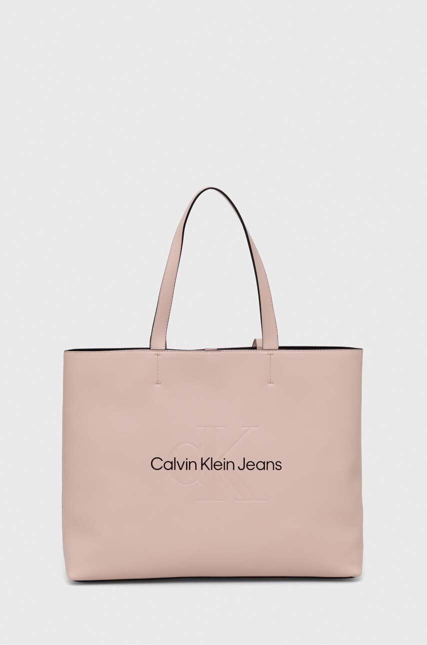 Levně Kabelka Calvin Klein Jeans černá barva, K60K610825