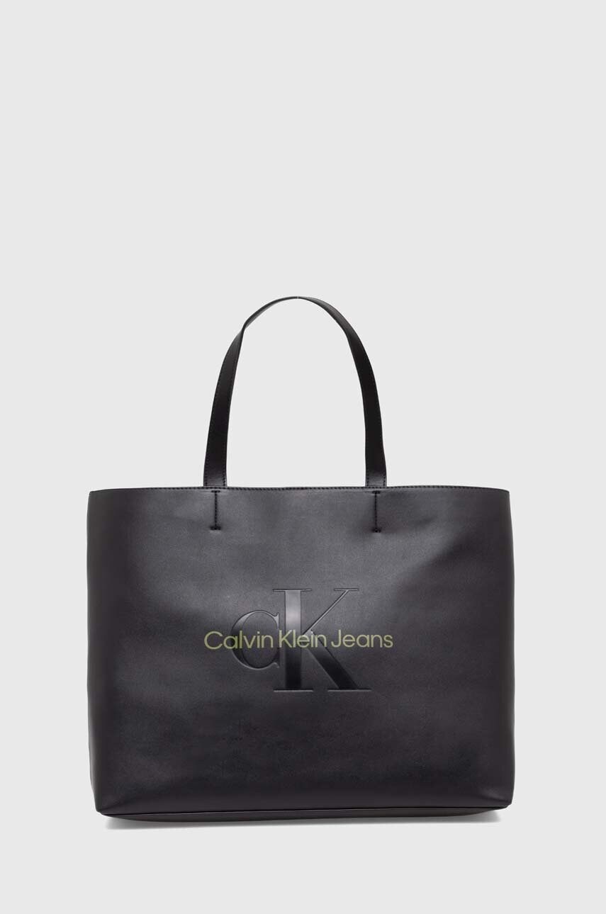 

Чанта Calvin Klein Jeans в черно K60K610825, Черен