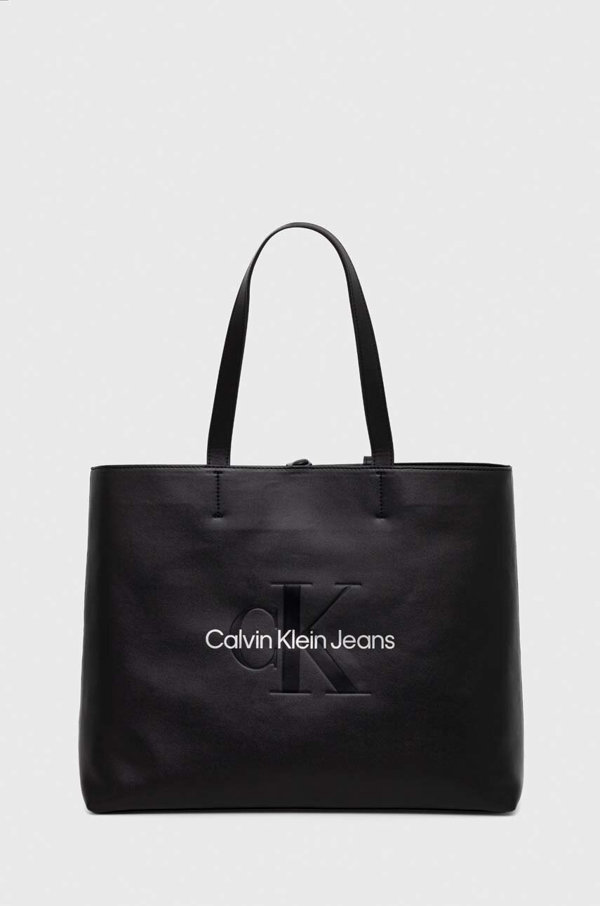 

Чанта Calvin Klein Jeans в черно, Черен