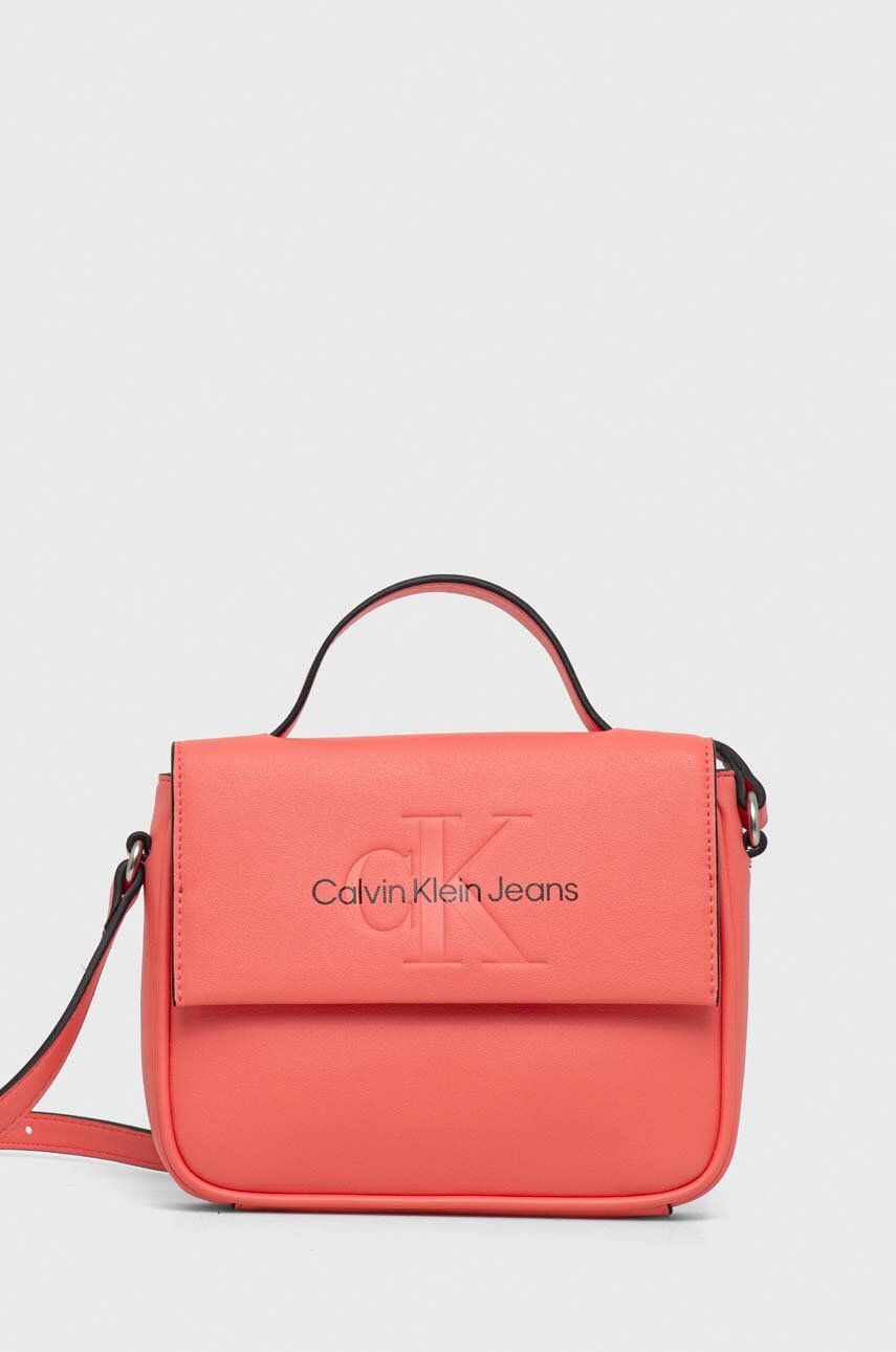 Levně Kabelka Calvin Klein Jeans růžová barva, K60K610829