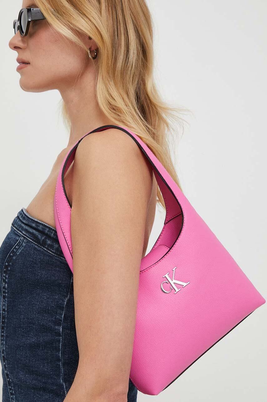 Сумочка Calvin Klein Jeans колір рожевий 