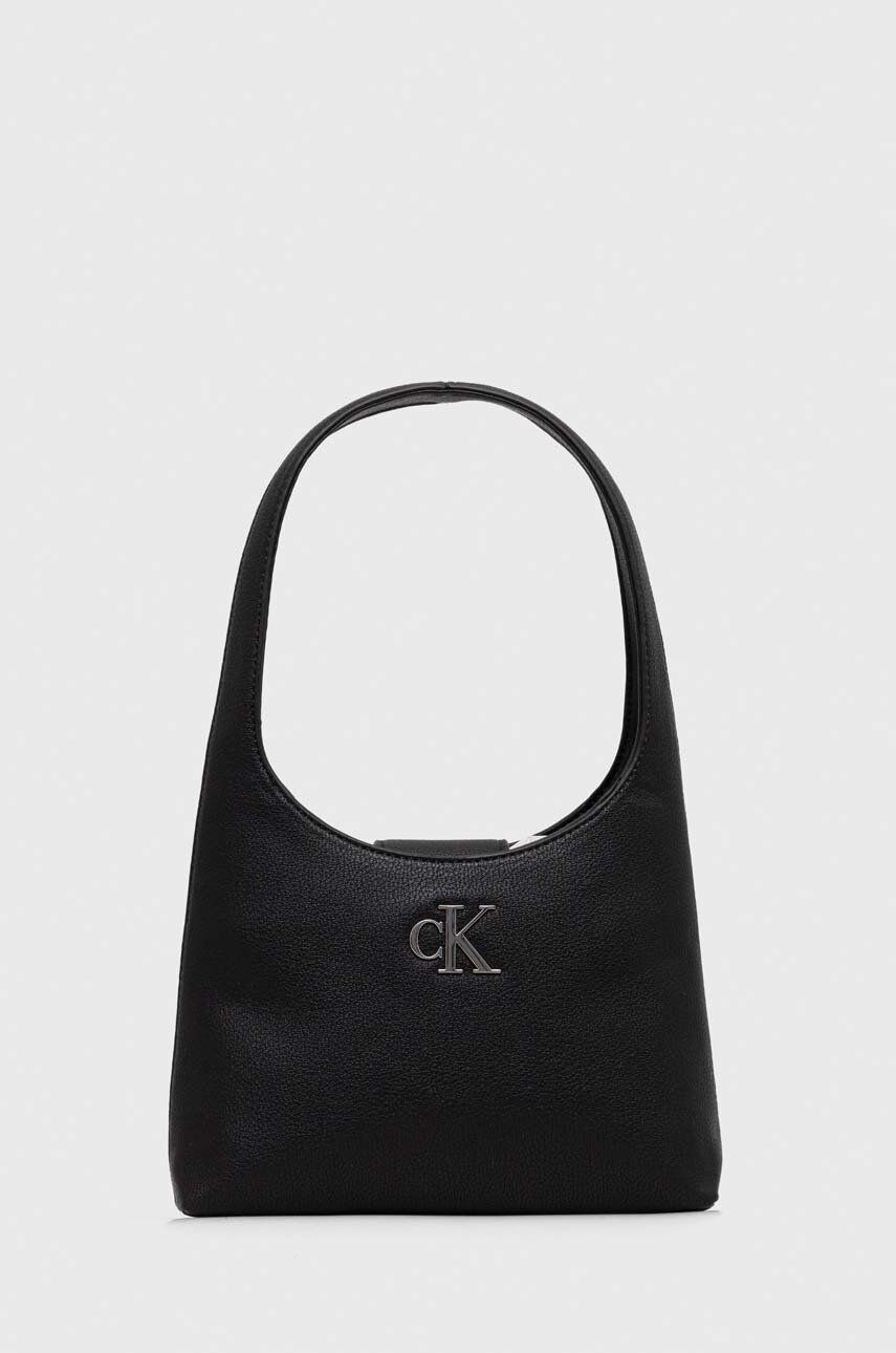 Levně Kabelka Calvin Klein Jeans černá barva, K60K610843