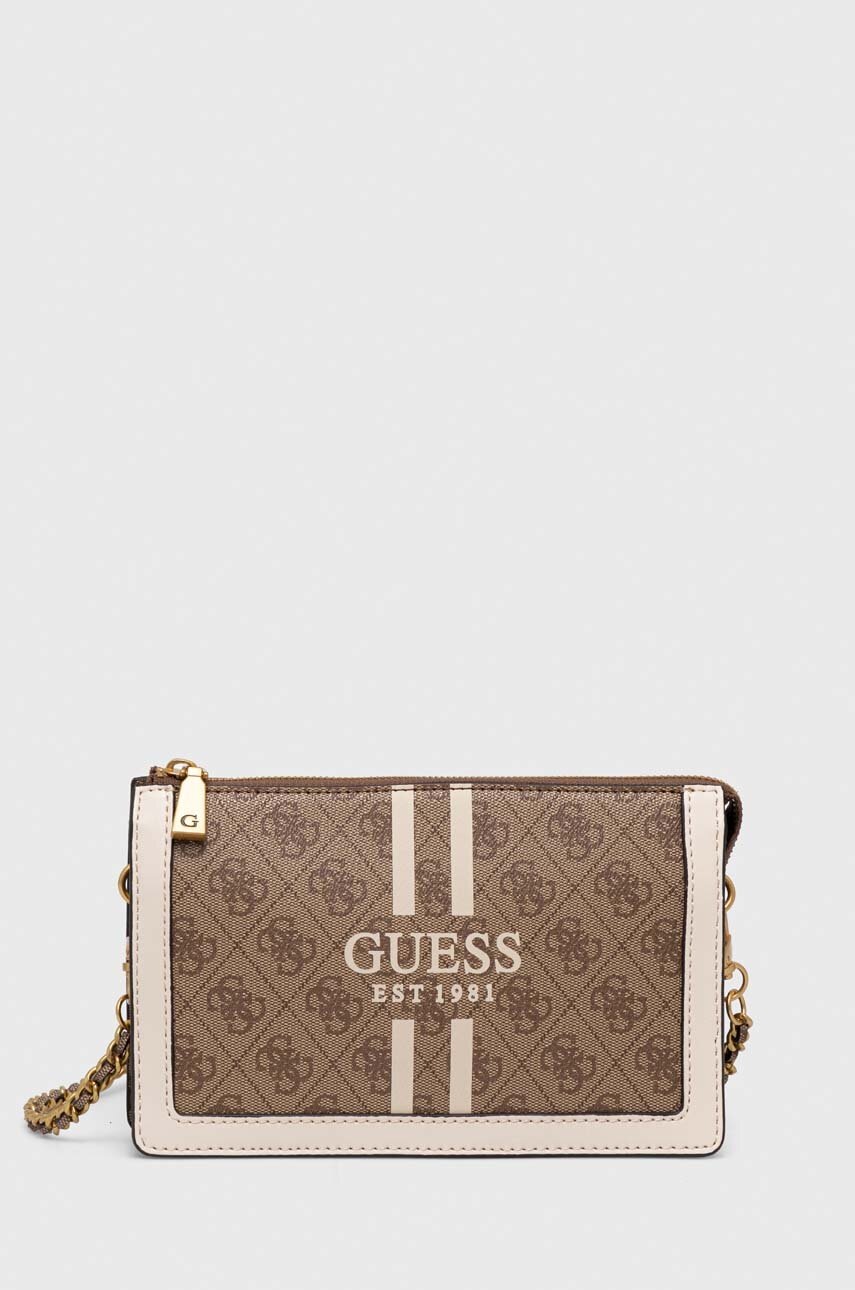 

Сумочка Guess колір бежевий