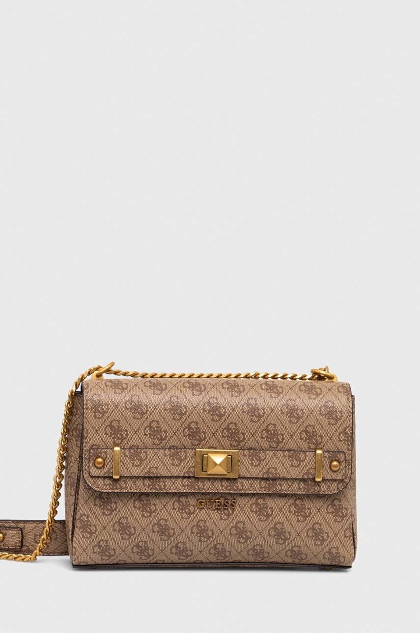 

Сумочка Guess колір бежевий