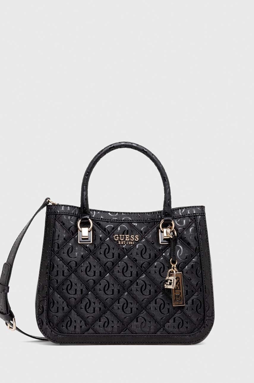 

Чанта Guess в черно, Черен