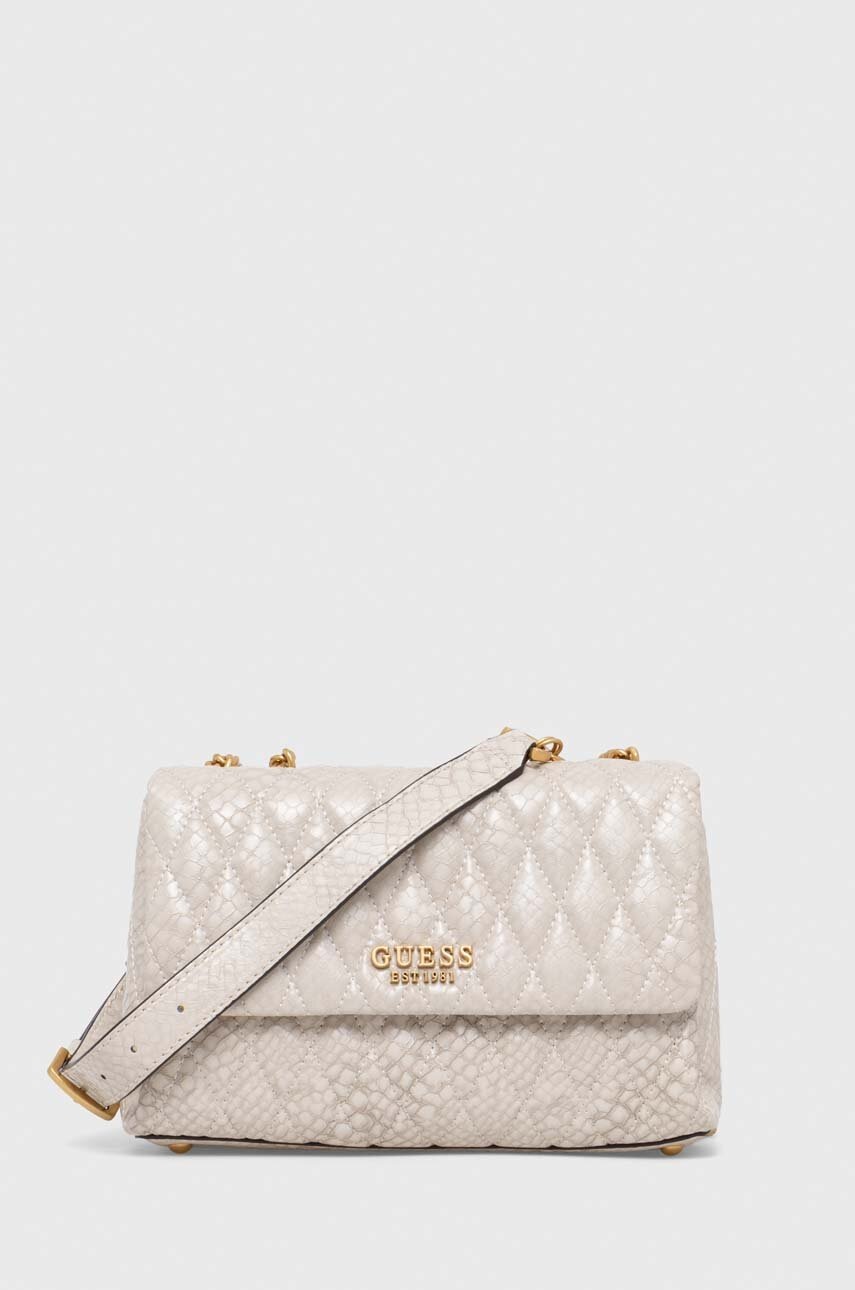 

Сумочка Guess колір бежевий