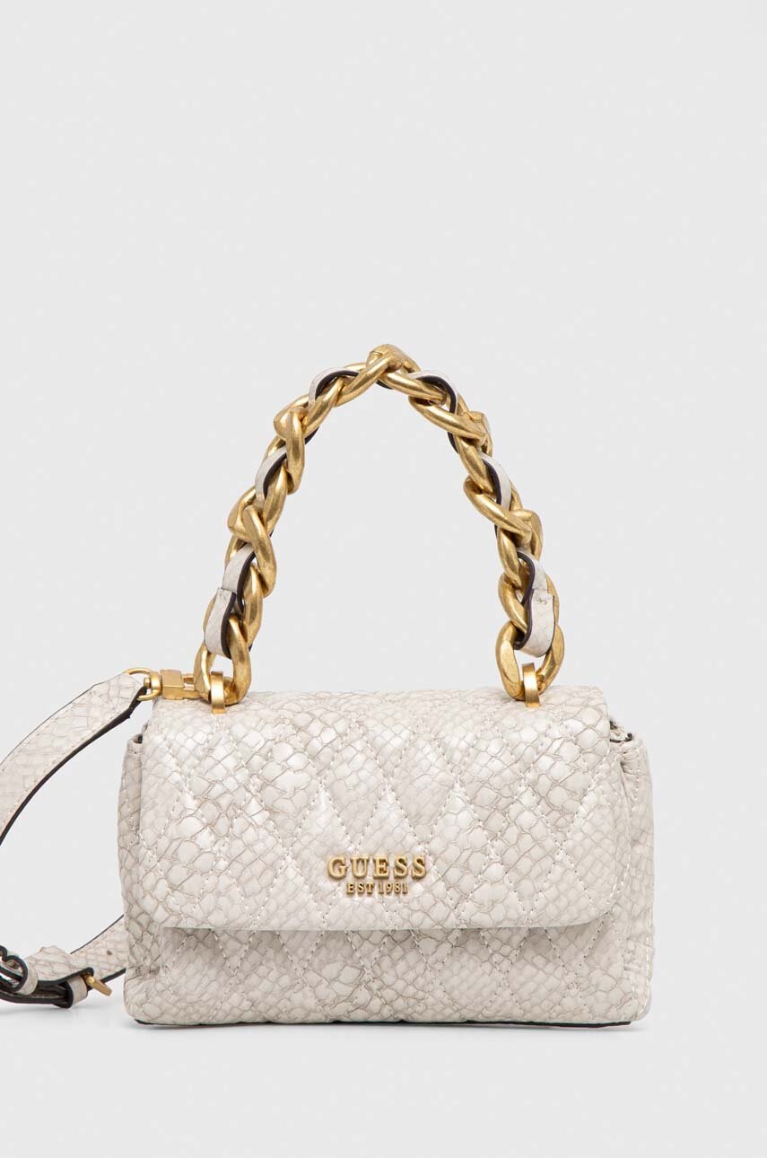 

Сумочка Guess колір бежевий
