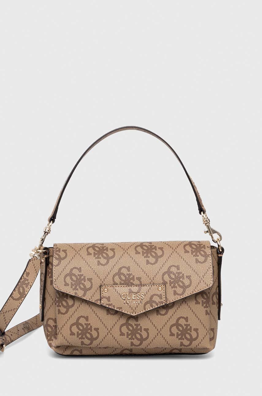 

Сумочка Guess колір бежевий