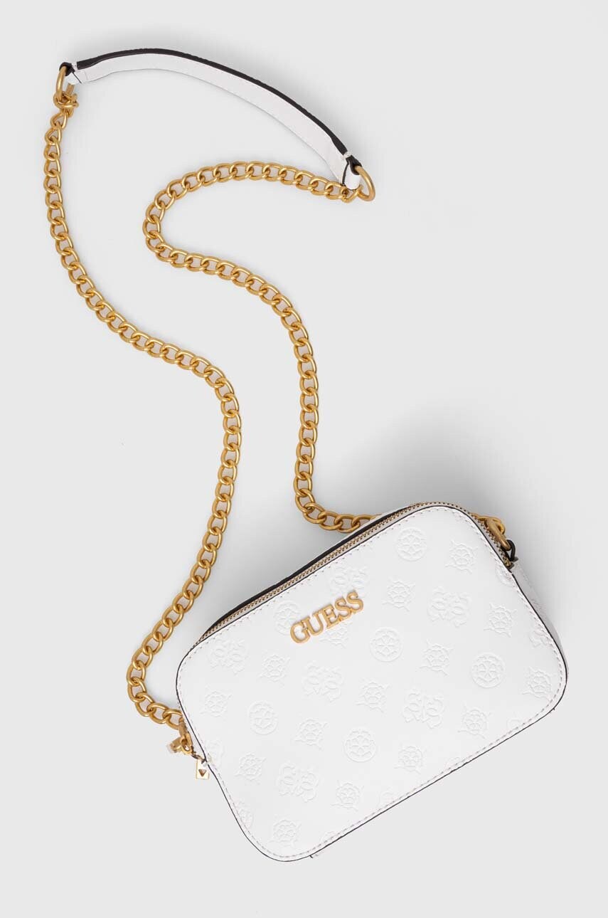 

Чанта Guess в бяло, Бял
