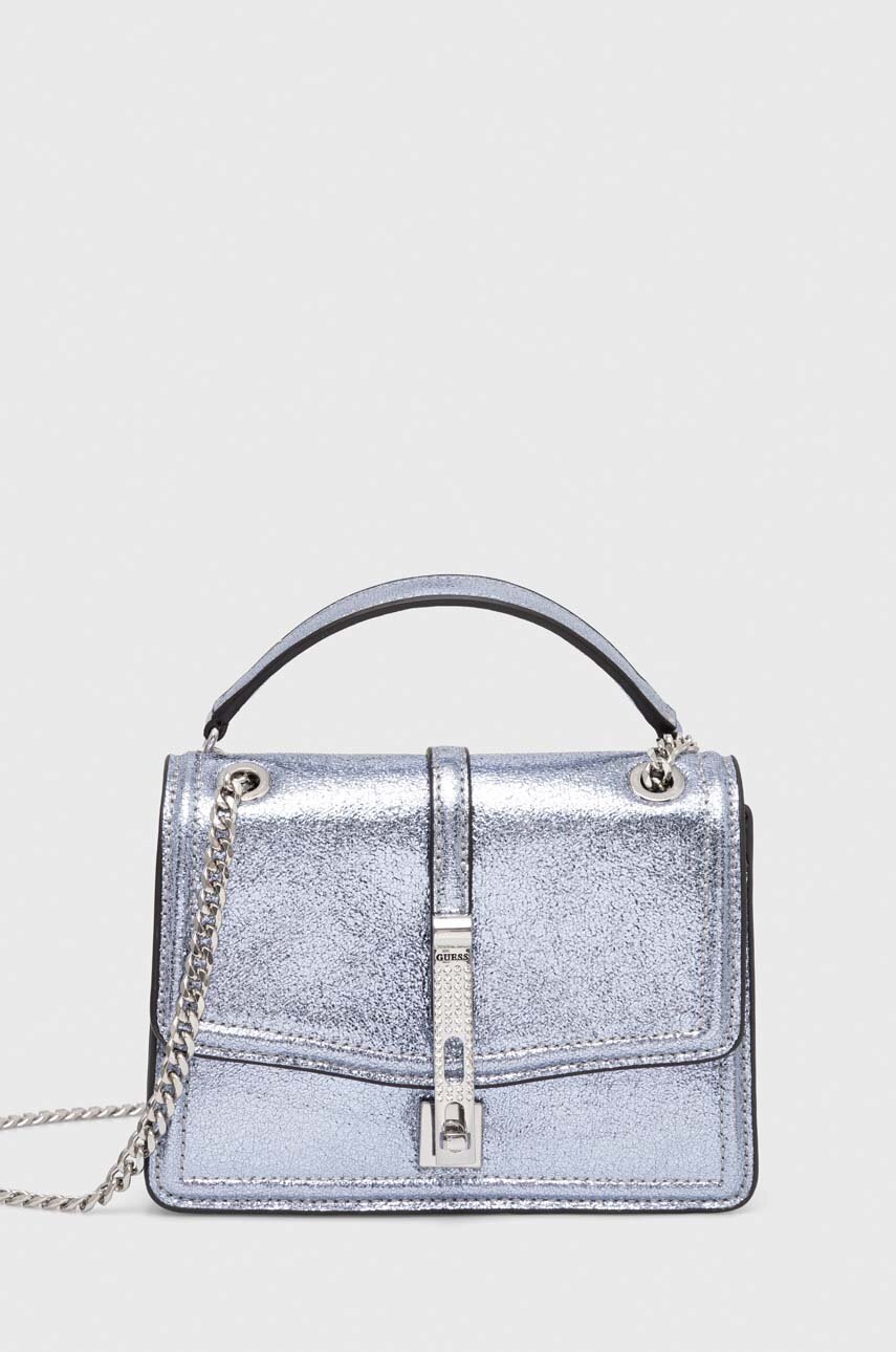 

Чанта Guess в сребристо, Сребърен