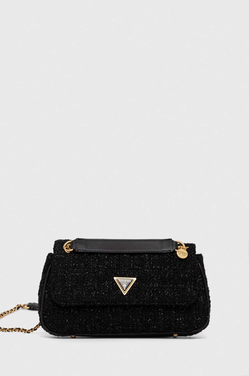 

Чанта Guess в черно, Черен