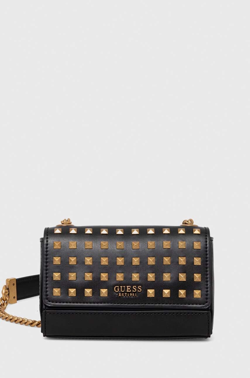 

Чанта Guess в черно, Черен