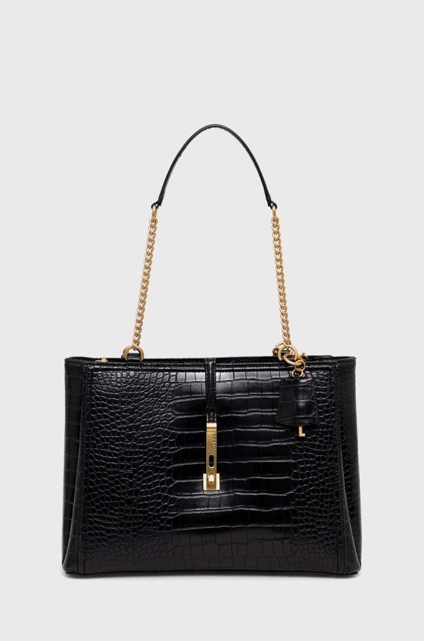 

Чанта Guess в черно, Черен