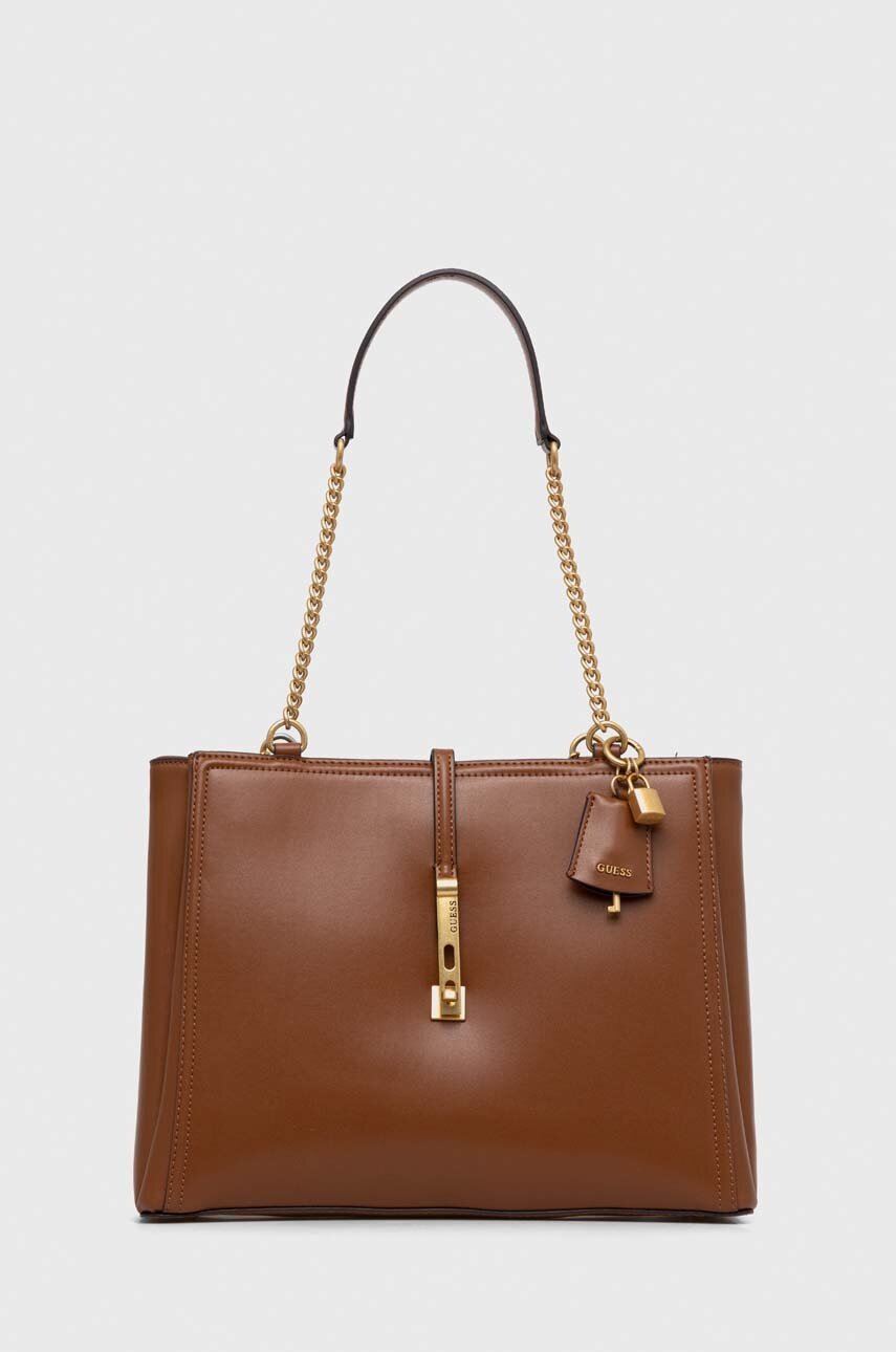 

Чанта Guess в кафяво, Кафяв