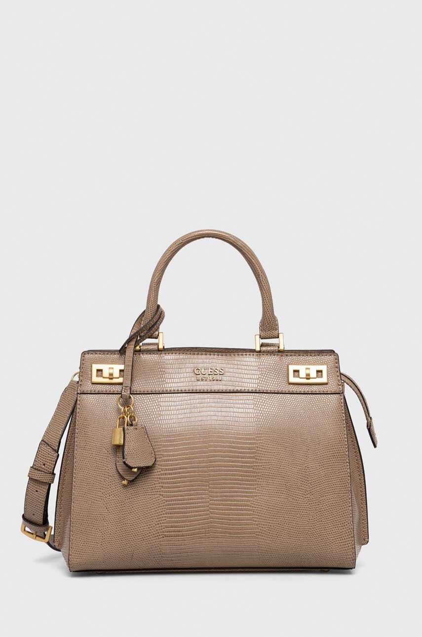 

Чанта Guess в бежово, Бежов