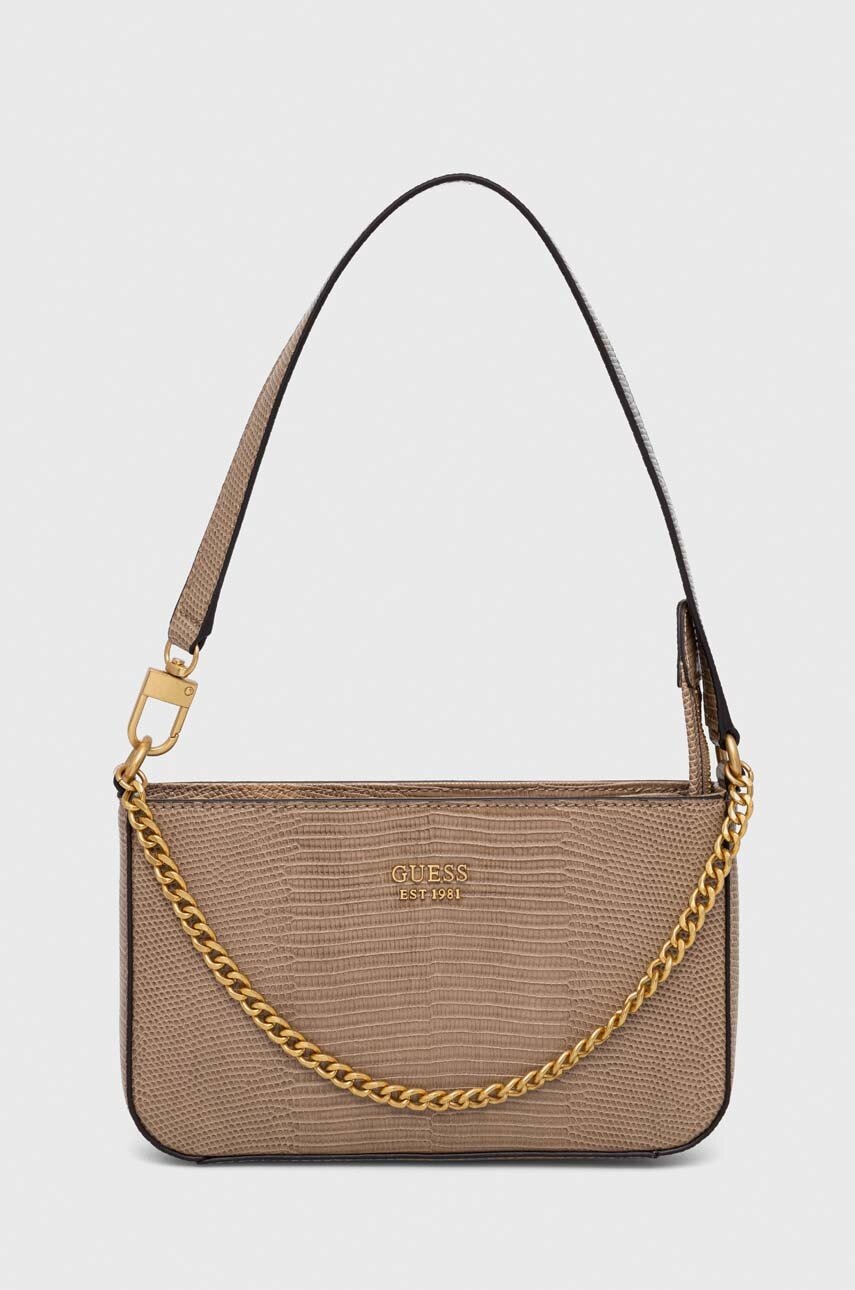 

Сумочка Guess колір бежевий