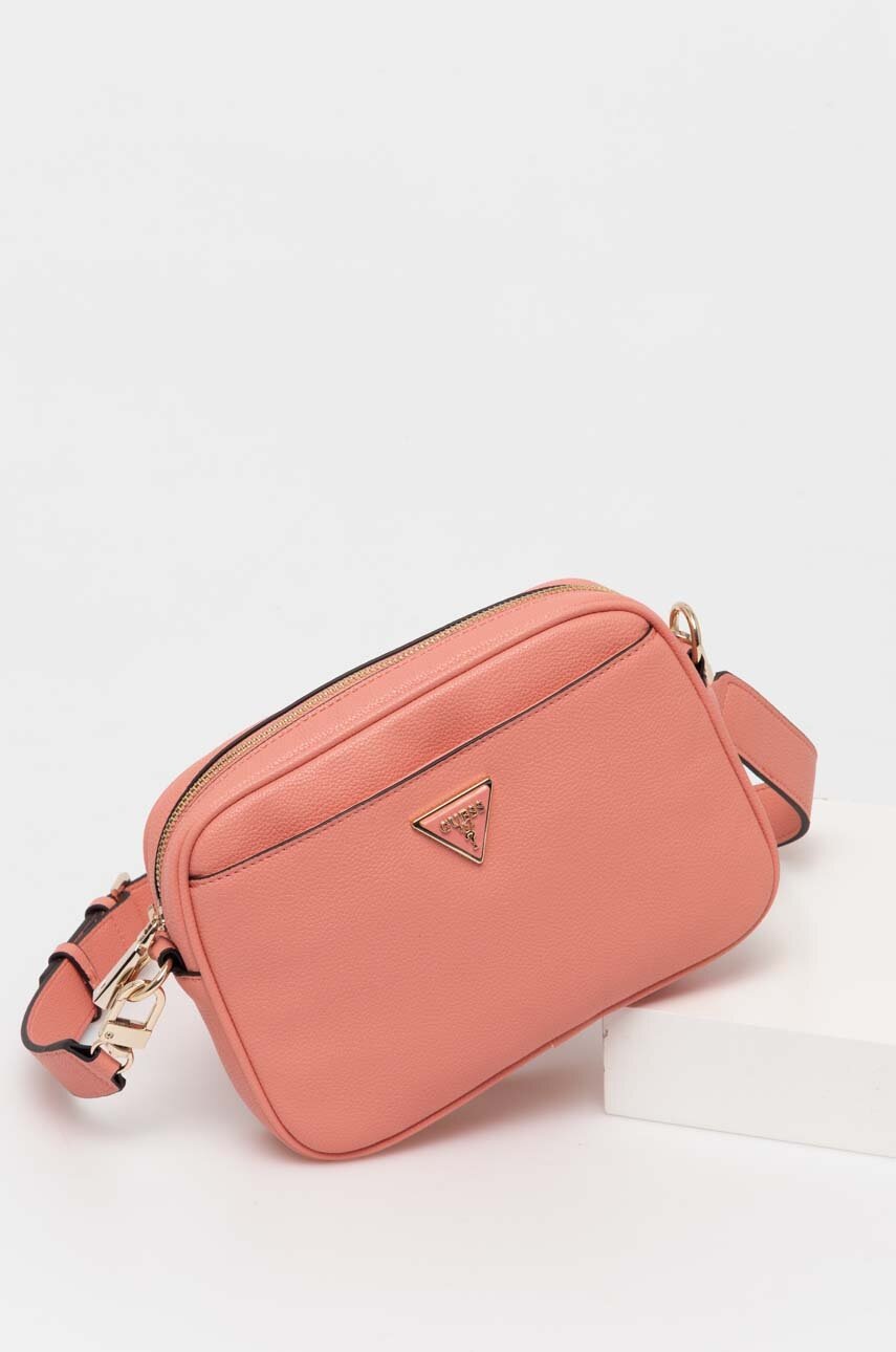 Τσάντα Guess MERIDIAN χρώμα: πορτοκαλί, HWBG87 78140 φωτογραφία