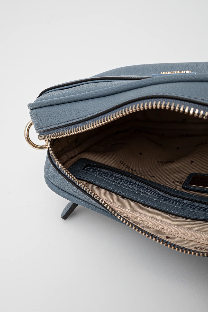 Τσάντα Guess MERIDIAN χρώμα: μπλε, HWBG87 78140 φωτογραφία