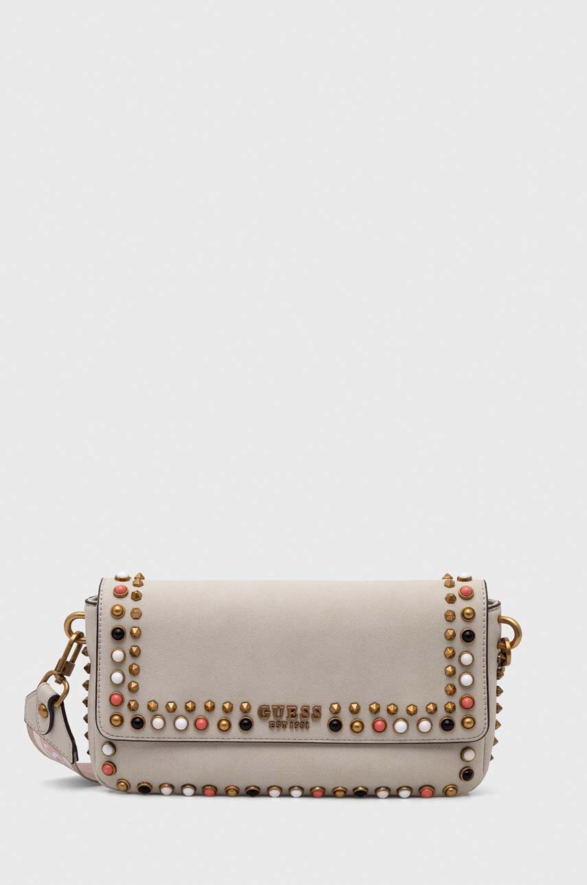 

Чанта Guess в бежово, Бежов