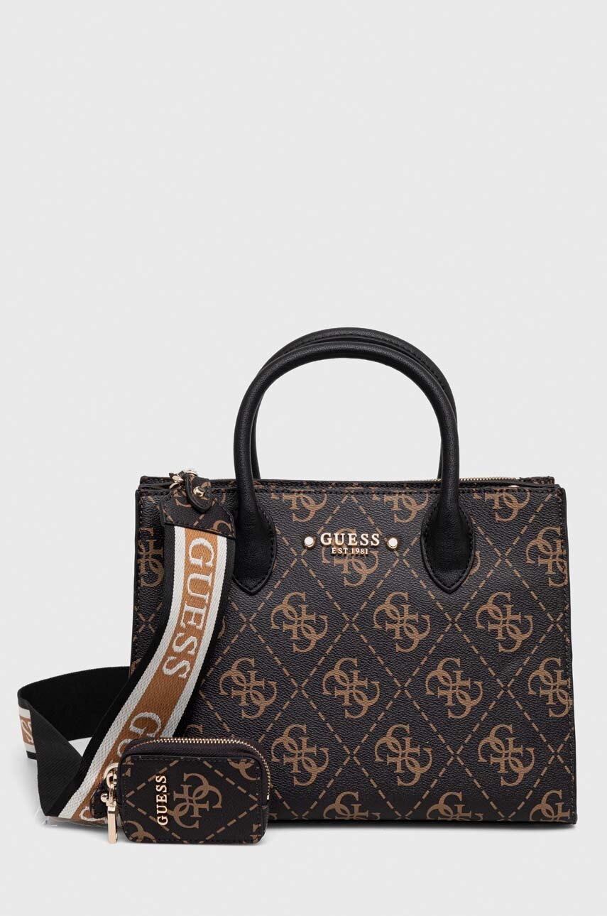 

Сумочка Guess колір коричневий