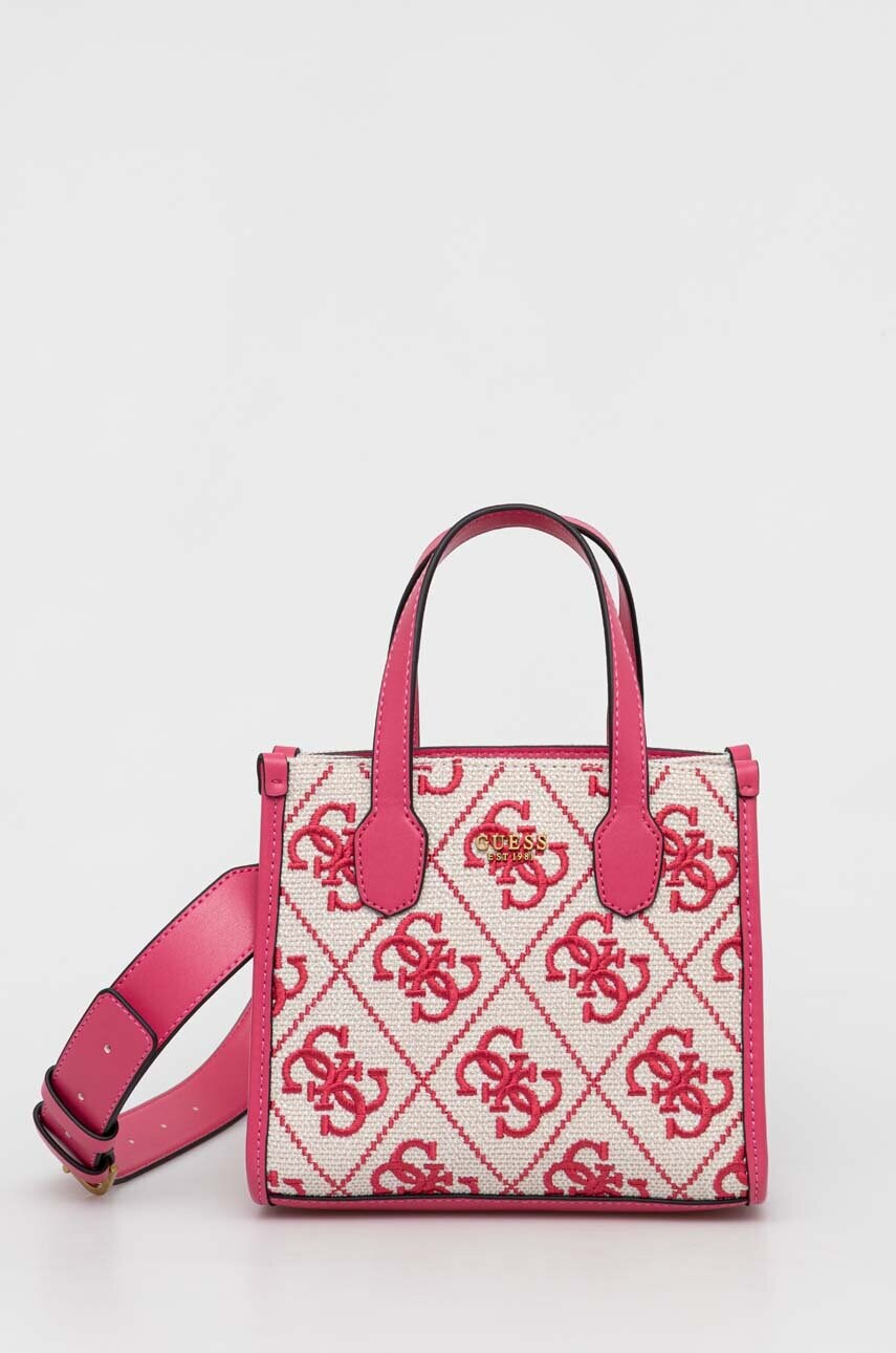 

Сумочка Guess цвет розовый