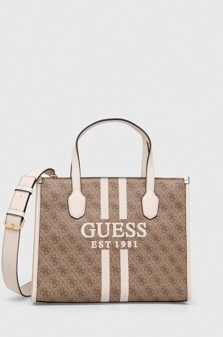 

Сумочка Guess цвет бежевый