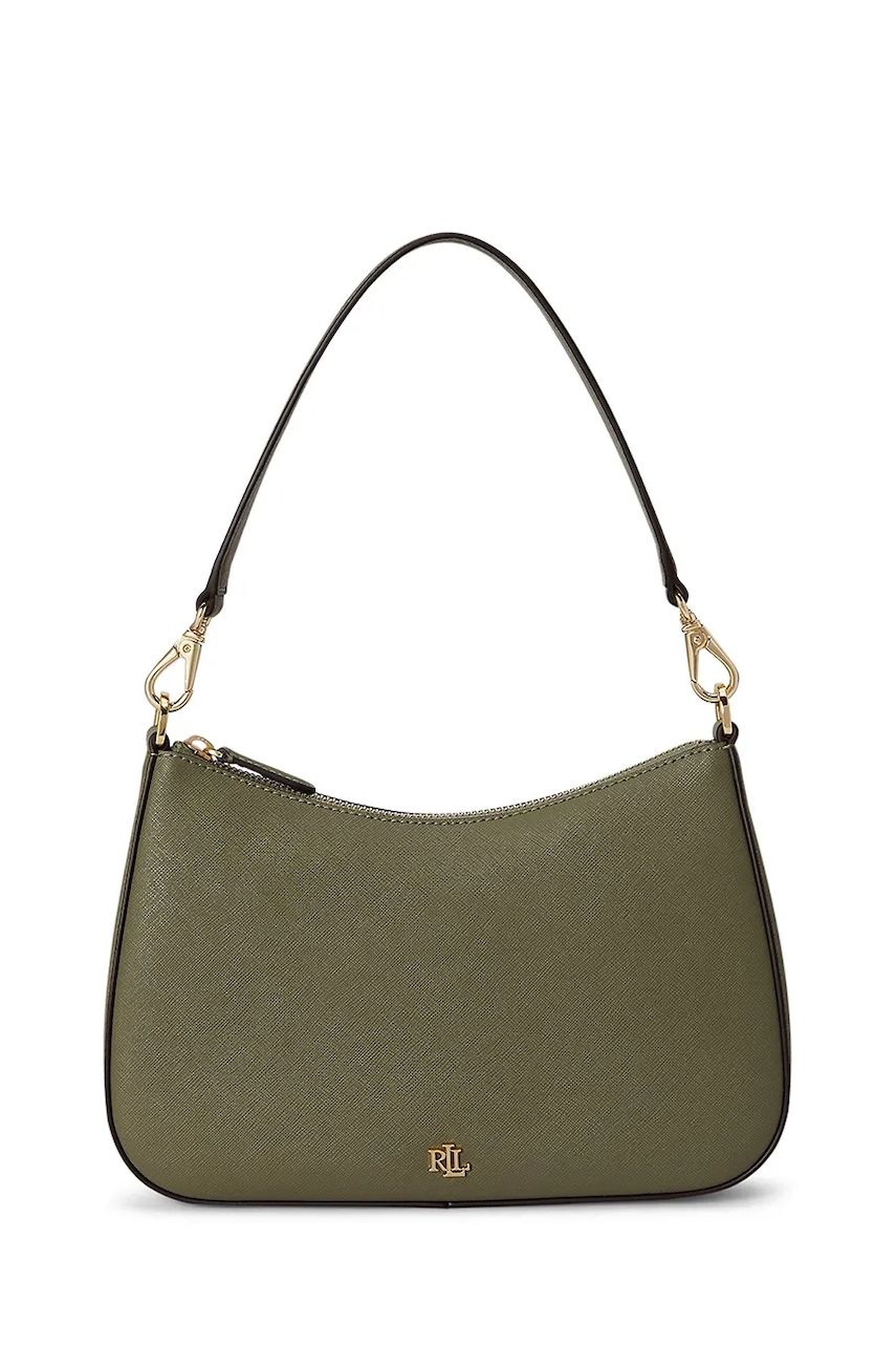 Lauren Ralph Lauren hobo bag pentru femei din piele