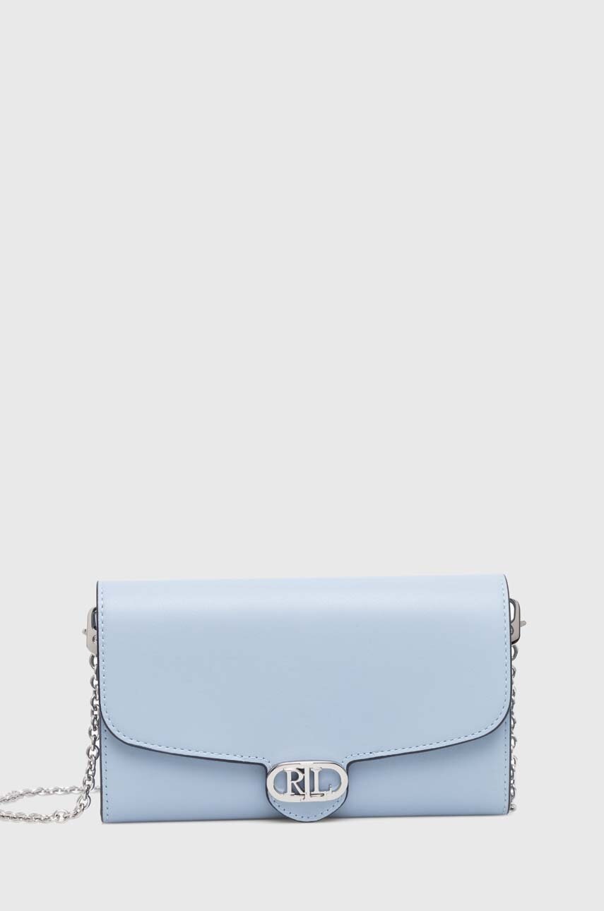 

Кожен клъч Lauren Ralph Lauren в синьо 431902100, Син
