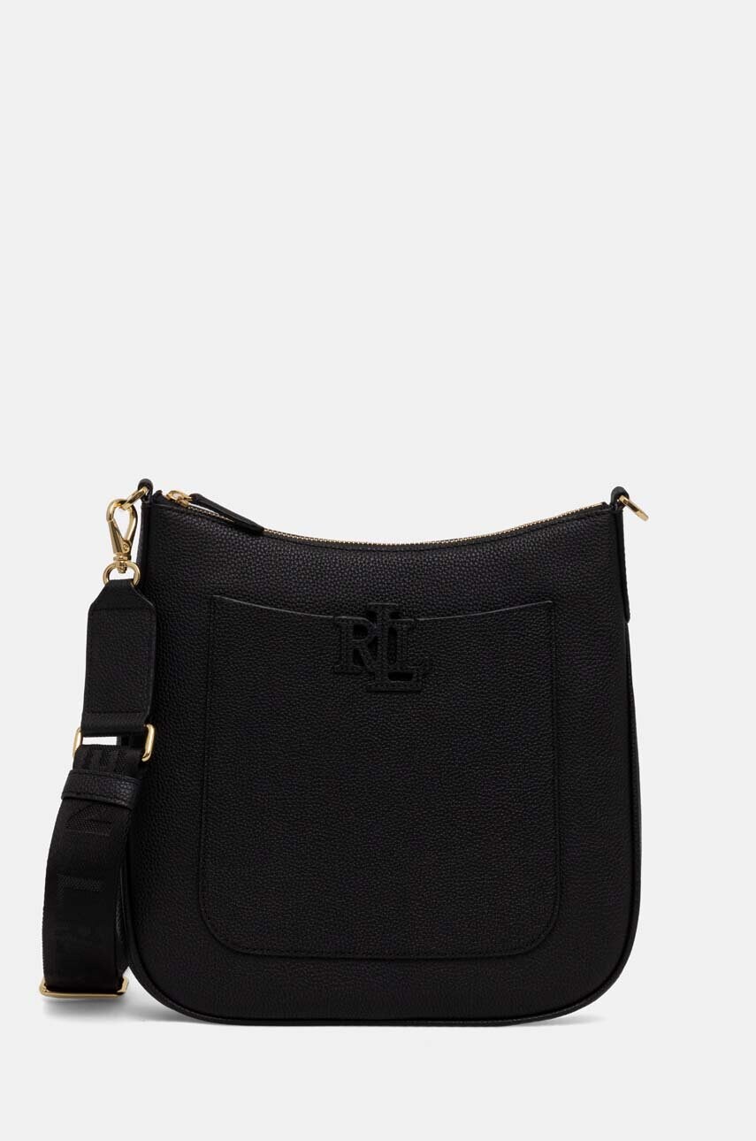 

Кожена чанта Lauren Ralph Lauren в черно 431908228, Черен