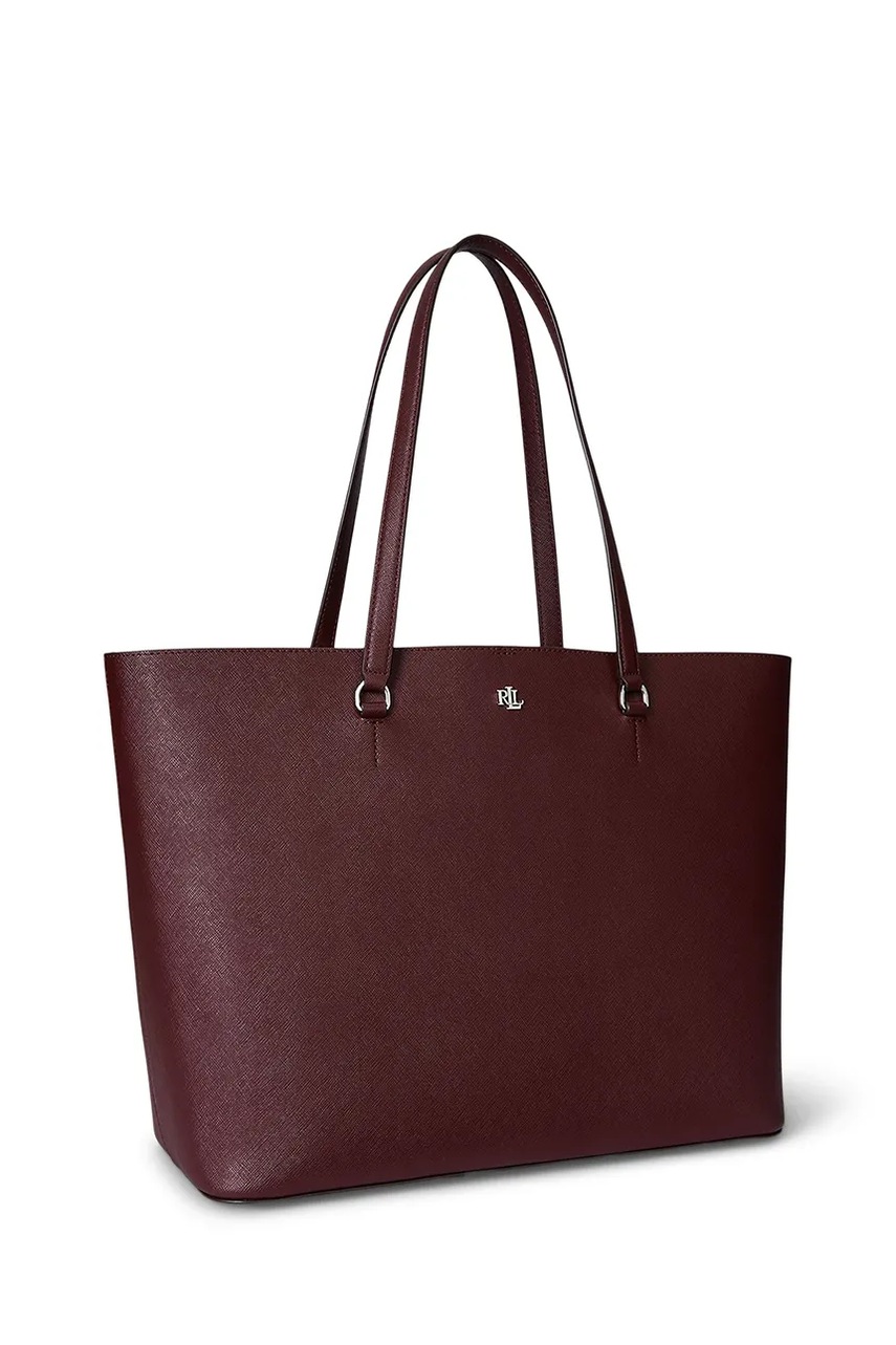 Кожаная сумочка Lauren Ralph Lauren цвет чёрный 431911655 Кожаная сумочка Lauren Ralph Lauren цвет чёрный 431911655