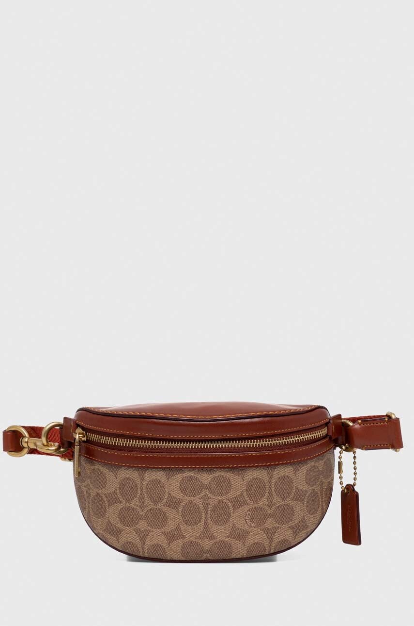 

Сумка на пояс Coach колір коричневий