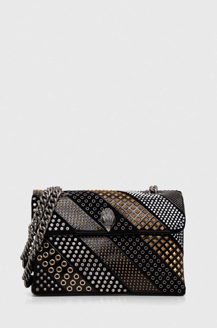 

Кожаная сумочка Kurt Geiger London цвет чёрный